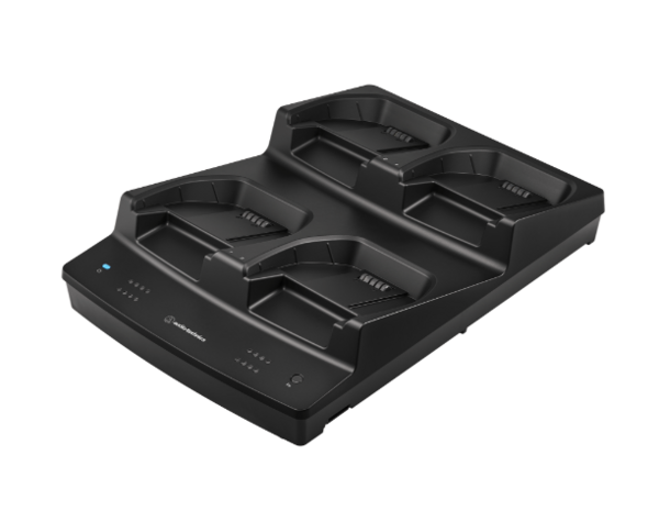 FOUR-BAY DESK STAND TRANSMITTER CHARGING STATION